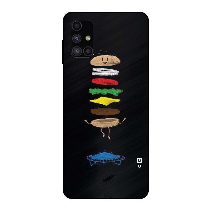 Burger Jump Metal Back Case for Galaxy M51