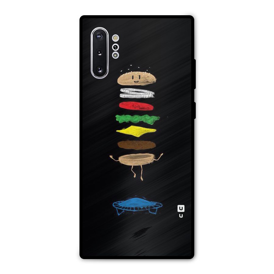 Burger Jump Metal Back Case for Galaxy Note 10 Plus