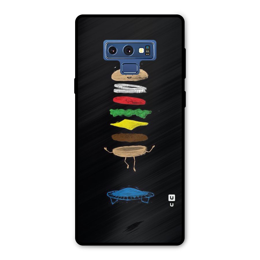 Burger Jump Metal Back Case for Galaxy Note 9