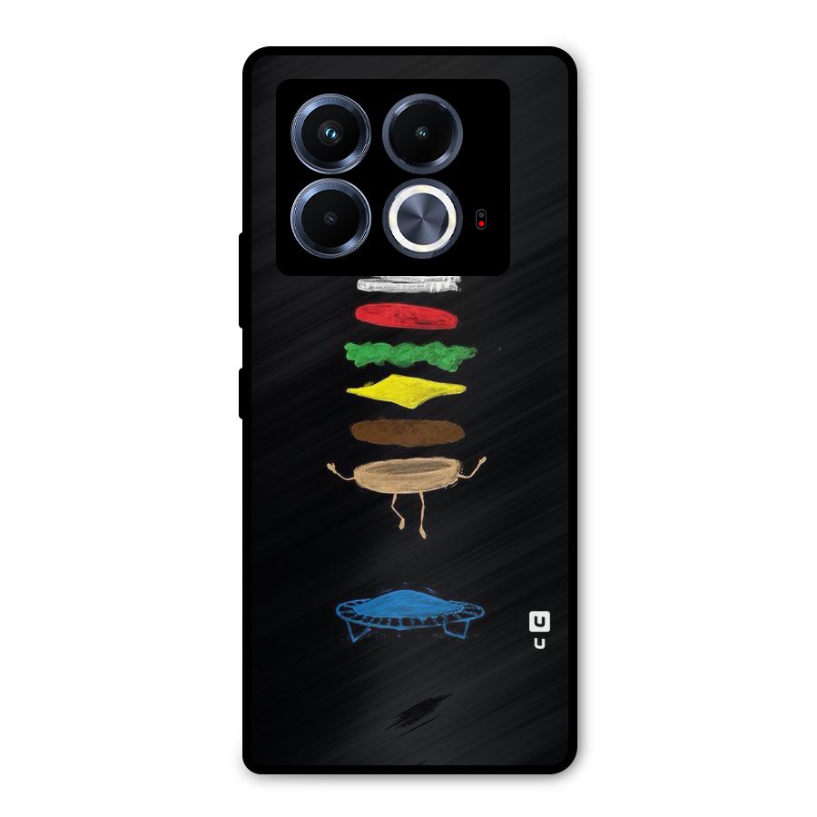 Burger Jump Metal Back Case for Infinix Note 40 5G