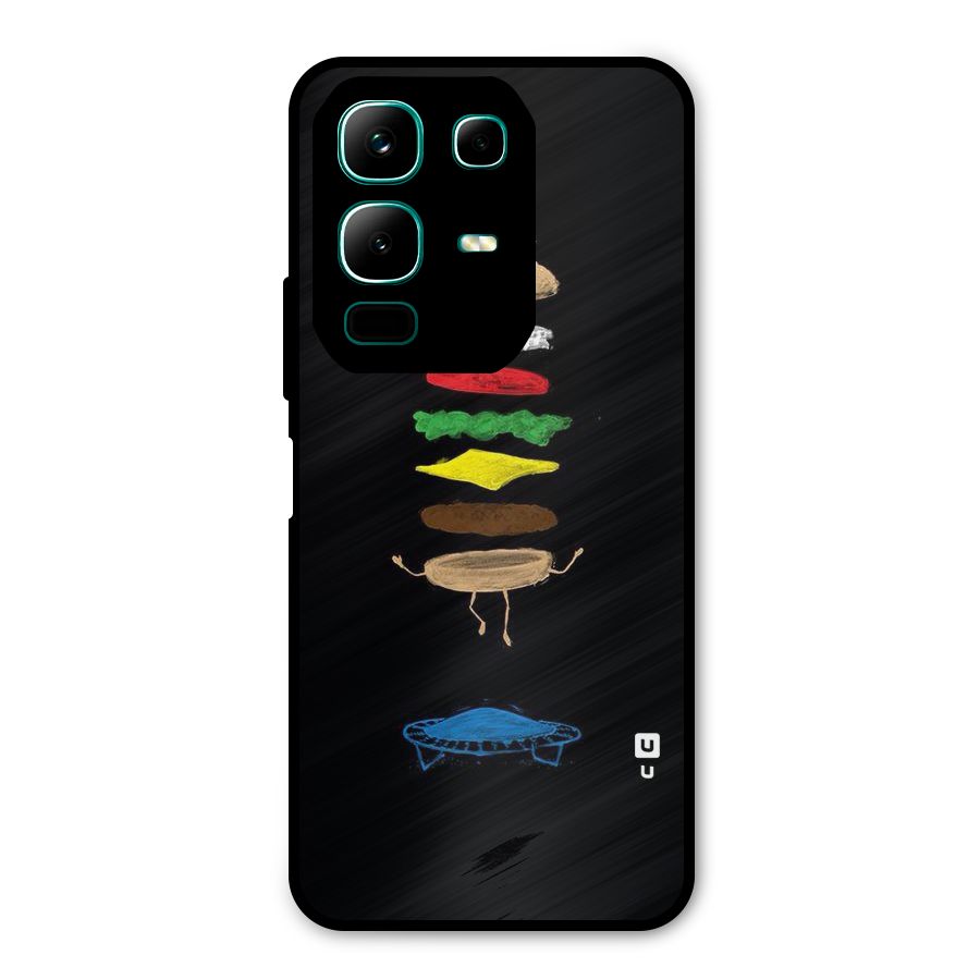 Burger Jump Metal Back Case for Infinix Note 50x