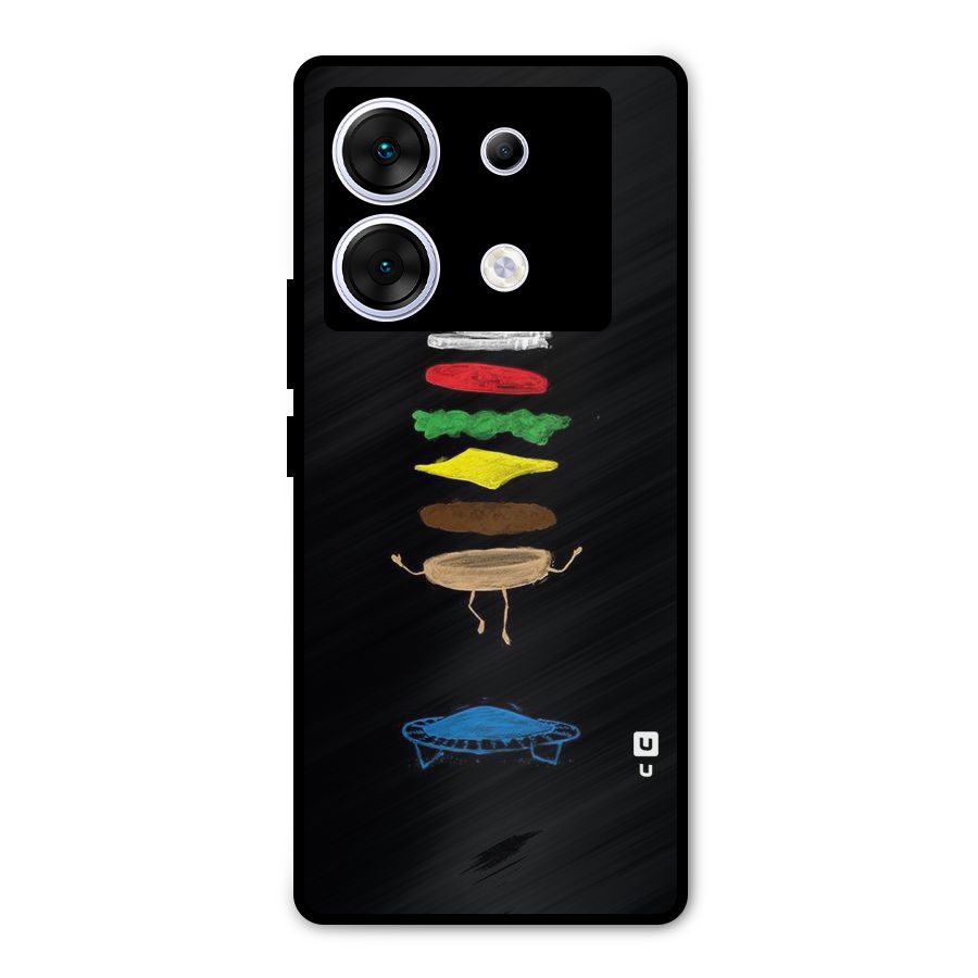 Burger Jump Metal Back Case for Infinix Zero 30 5G