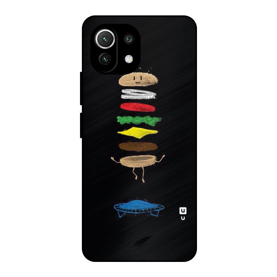 Burger Jump Metal Back Case for Mi 11 Lite NE 5G