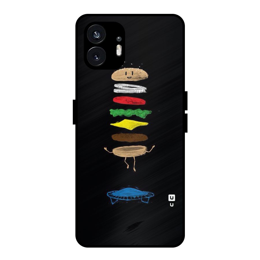 Burger Jump Metal Back Case for Nothing Phone 2