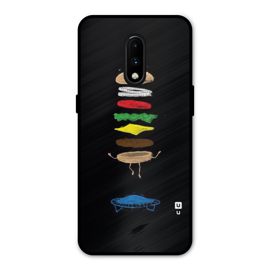 Burger Jump Metal Back Case for OnePlus 7