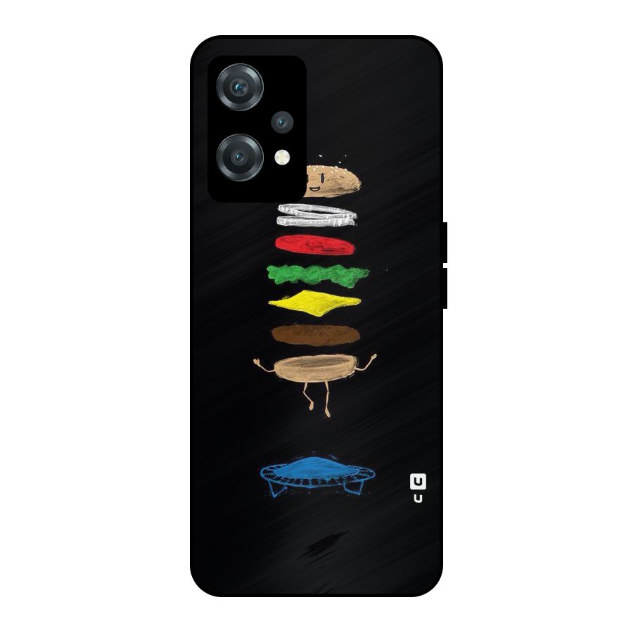 Burger Jump Metal Back Case for OnePlus Nord CE 2 Lite 5G