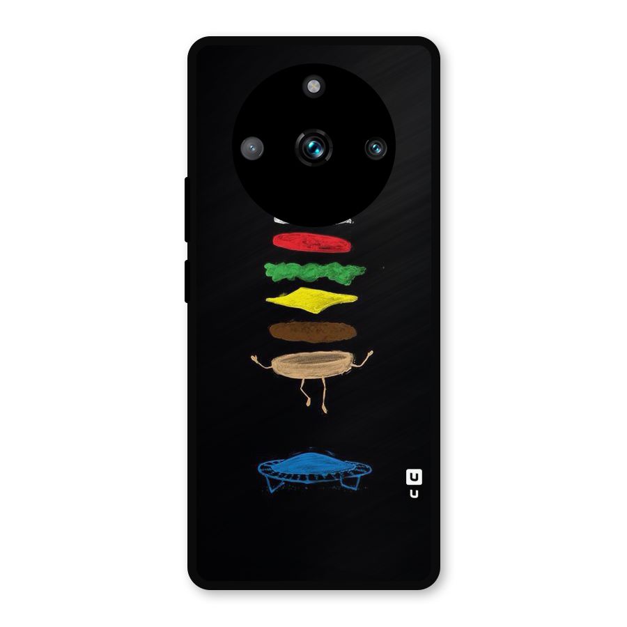 Burger Jump Metal Back Case for Realme 11 Pro
