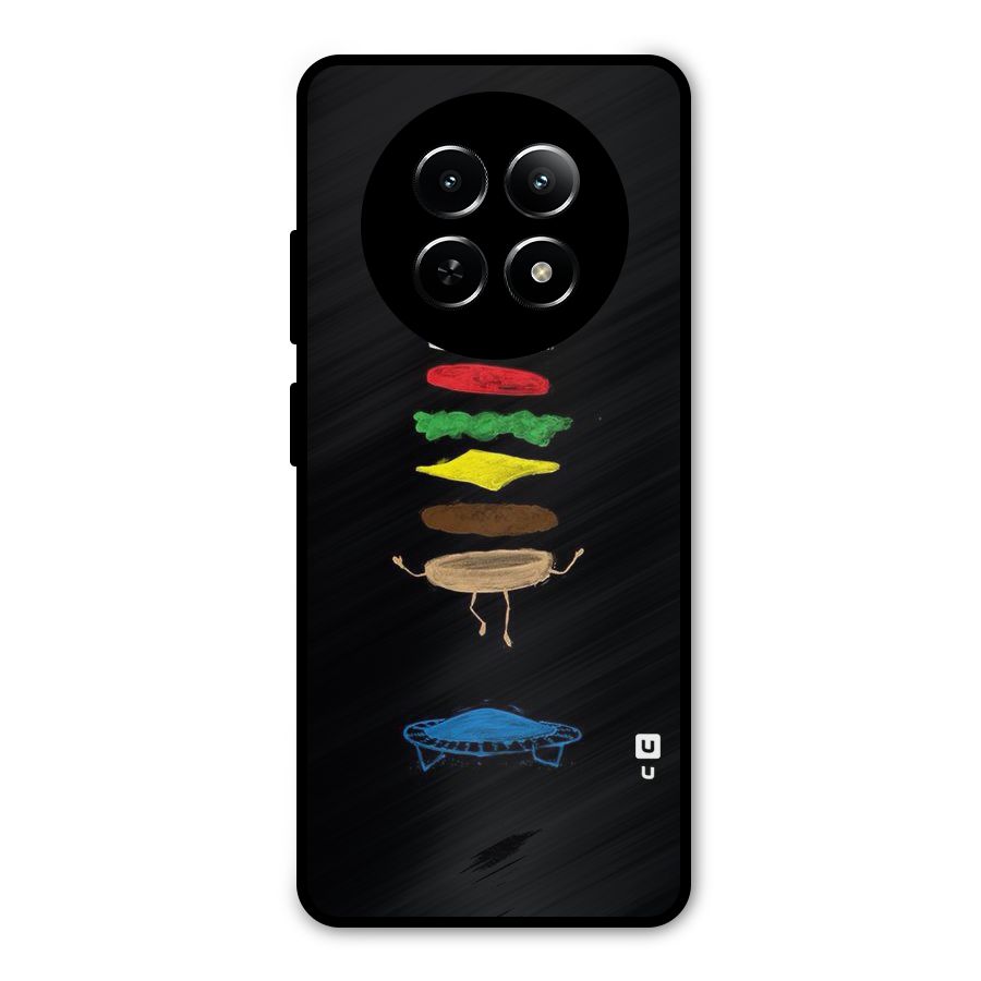 Burger Jump Metal Back Case for Realme 12 5G