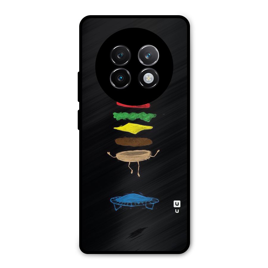 Burger Jump Metal Back Case for Realme 13 Plus