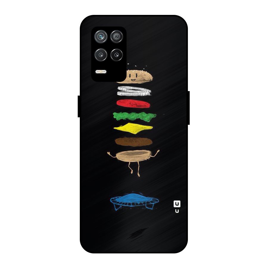 Burger Jump Metal Back Case for Realme 8s 5G