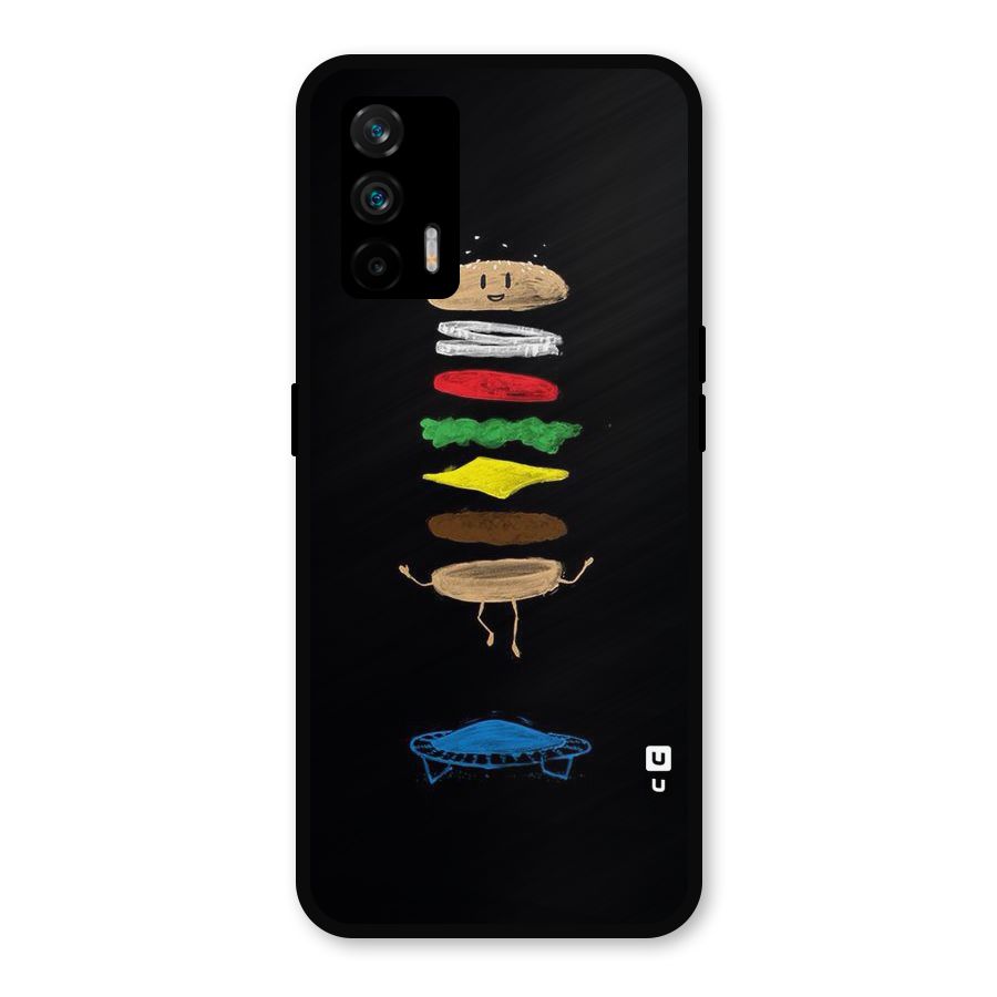 Burger Jump Metal Back Case for Realme GT 5G