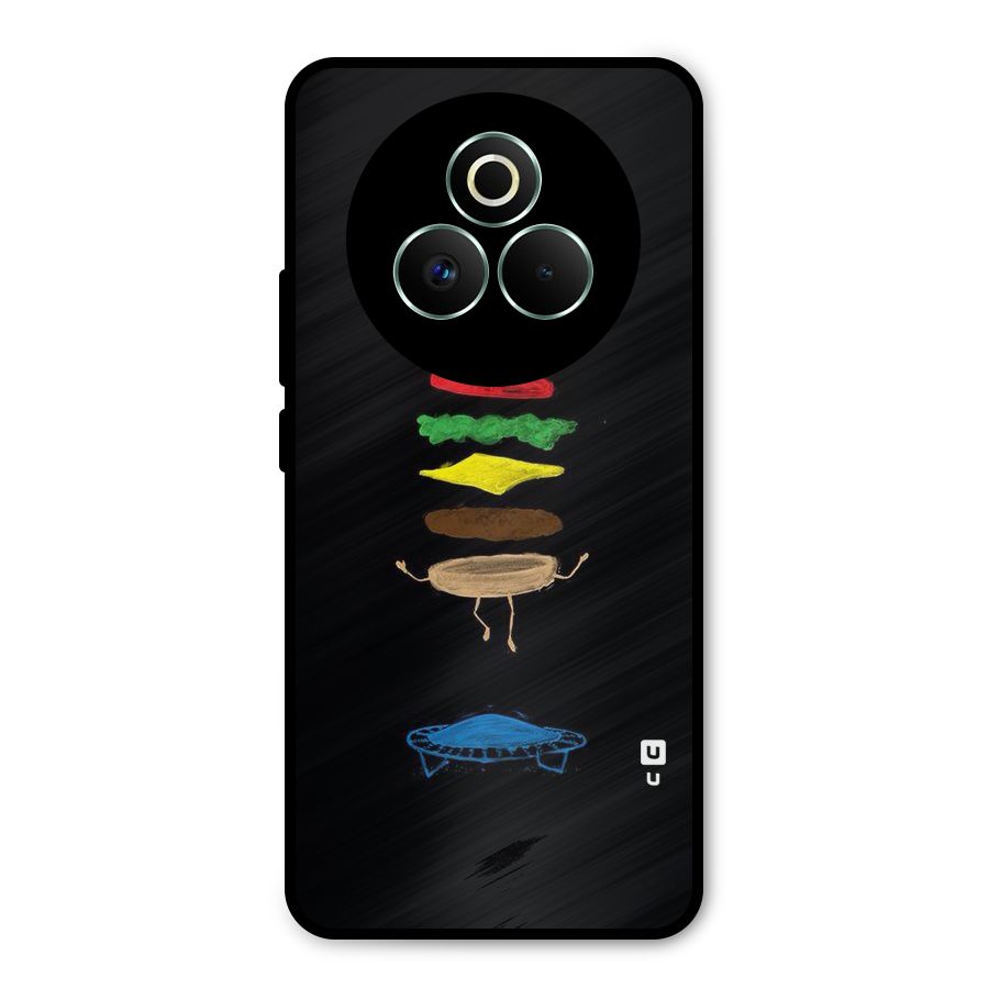 Burger Jump Metal Back Case for Realme P3 Pro