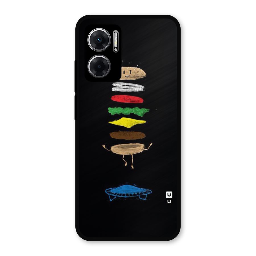 Burger Jump Metal Back Case for Redmi 11 Prime 5G