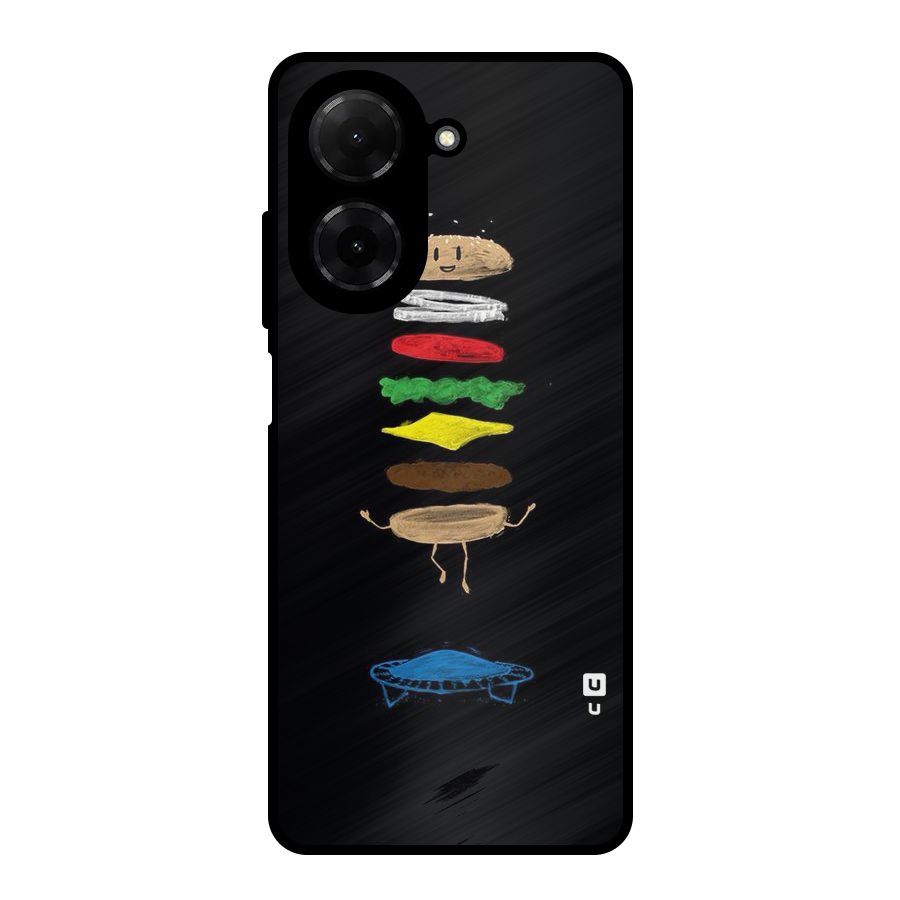 Burger Jump Metal Back Case for Redmi A5 4G