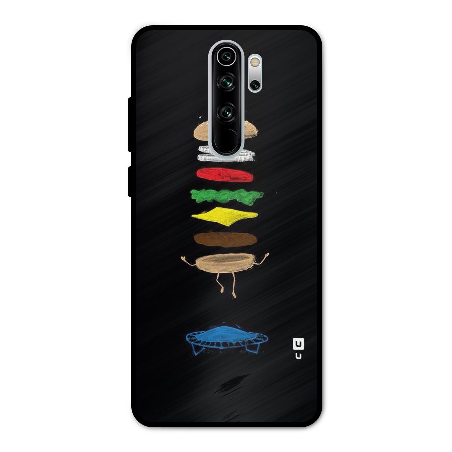 Burger Jump Metal Back Case for Redmi Note 8 Pro