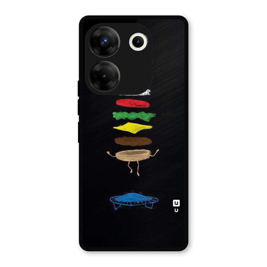 Burger Jump Metal Back Case for Tecno Camon 20 Pro