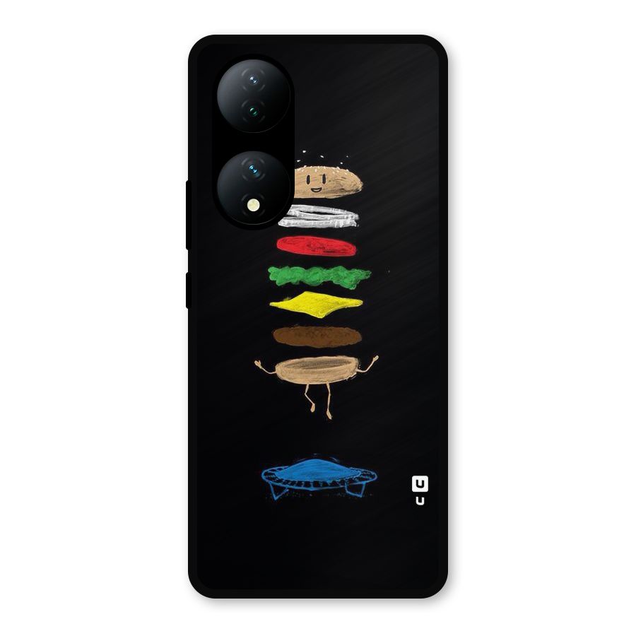Burger Jump Metal Back Case for Vivo T2