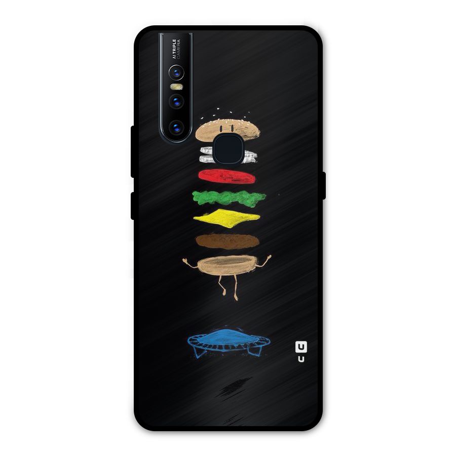 Burger Jump Metal Back Case for Vivo V15