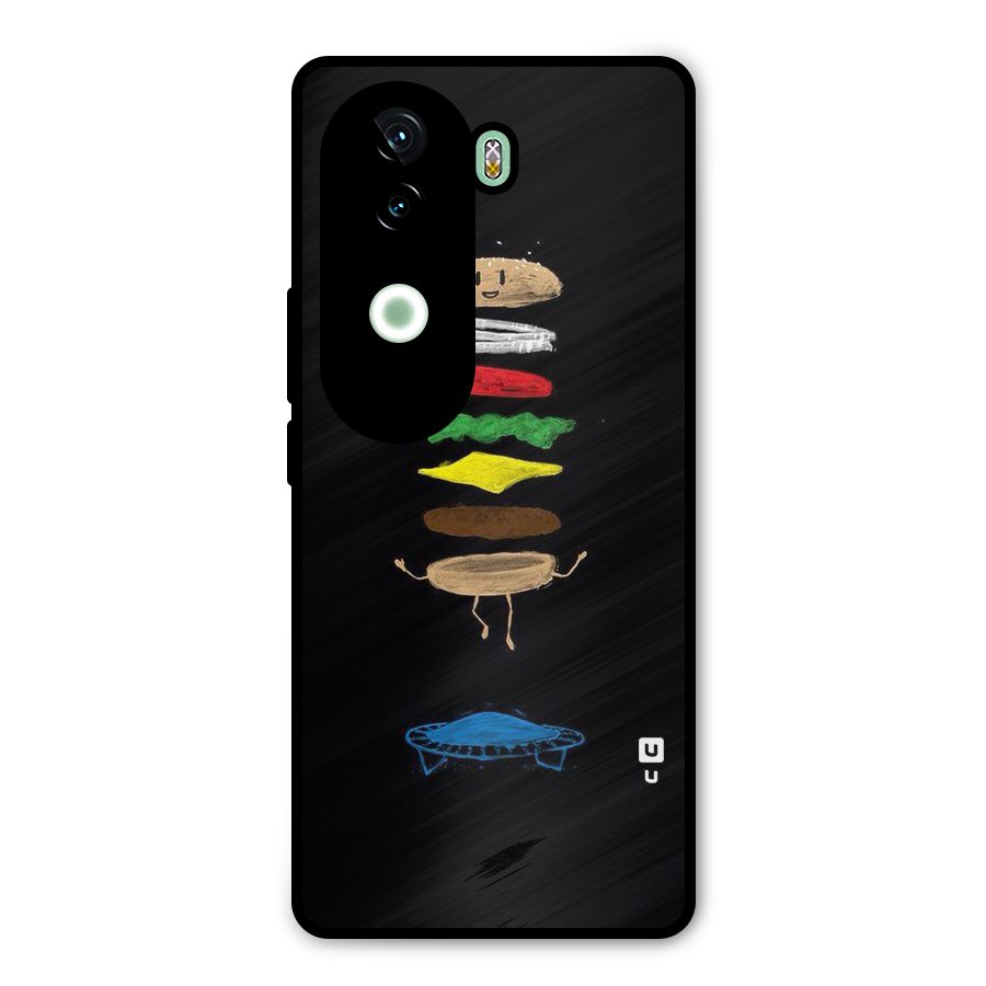 Burger Jump Metal Back Case for Vivo V40e
