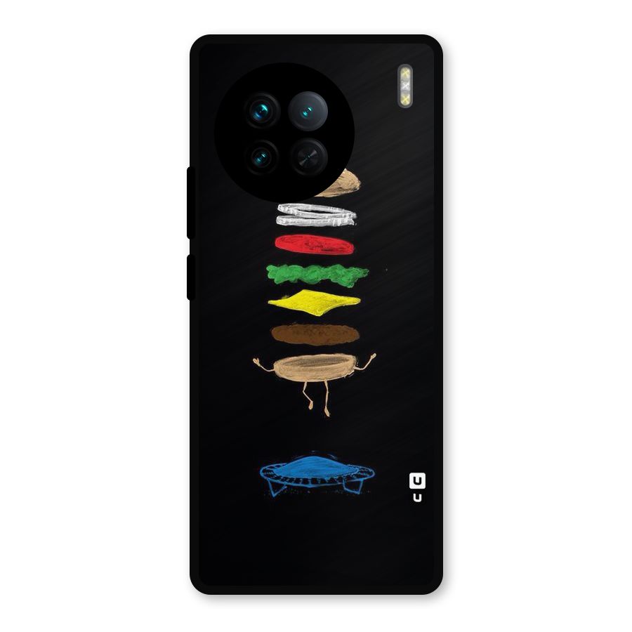 Burger Jump Metal Back Case for Vivo X90
