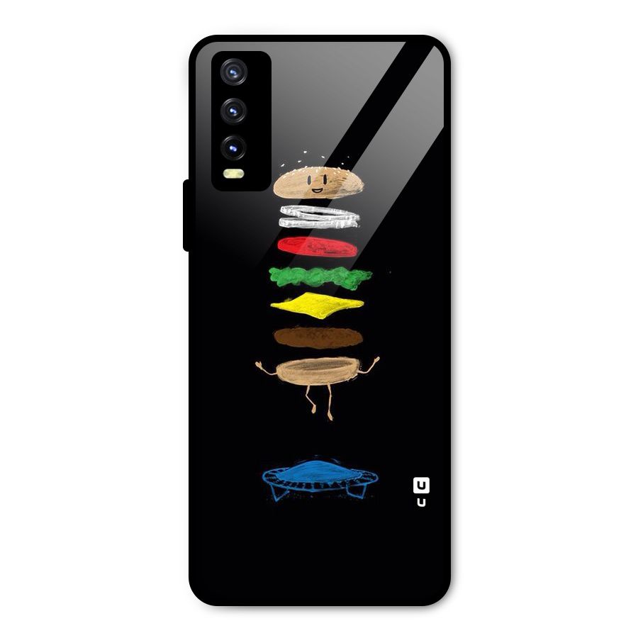 Burger Jump Metal Back Case for Vivo Y20g