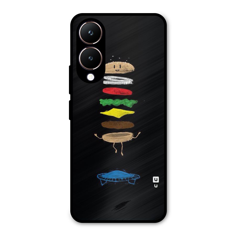 Burger Jump Metal Back Case for Vivo Y28