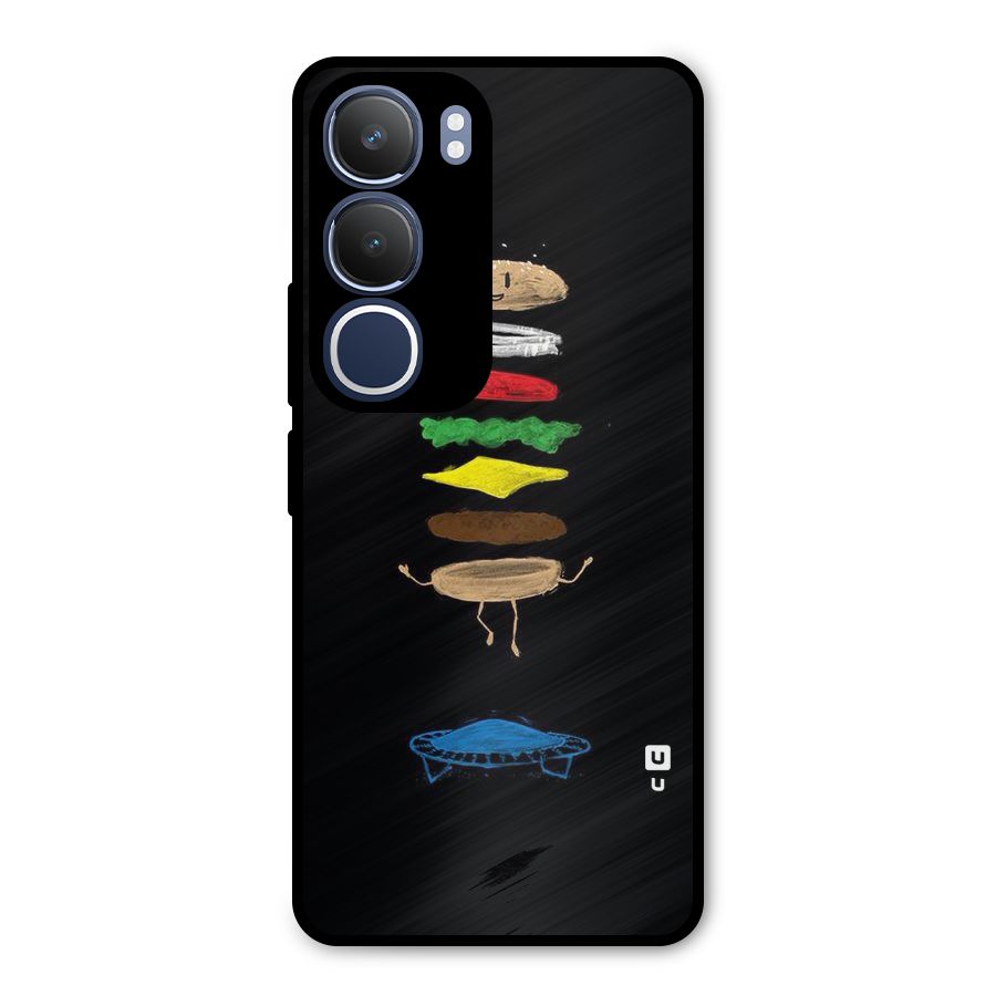 Burger Jump Metal Back Case for Vivo Y29