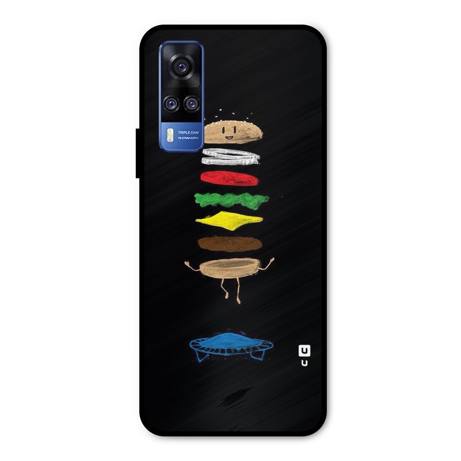 Burger Jump Metal Back Case for Vivo Y31