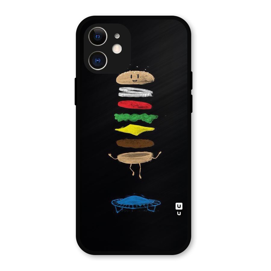 Burger Jump Metal Back Case for iPhone 12