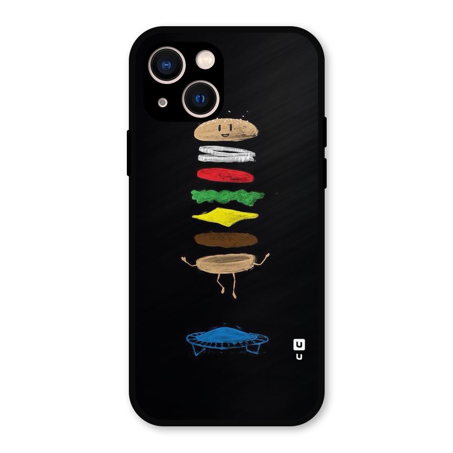 Burger Jump Metal Back Case for iPhone 13