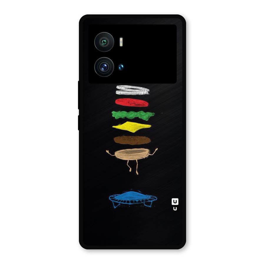 Burger Jump Metal Back Case for iQOO 9 Pro
