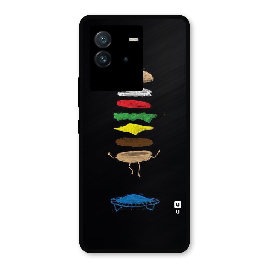 Burger Jump Metal Back Case for iQOO Neo 6 5G