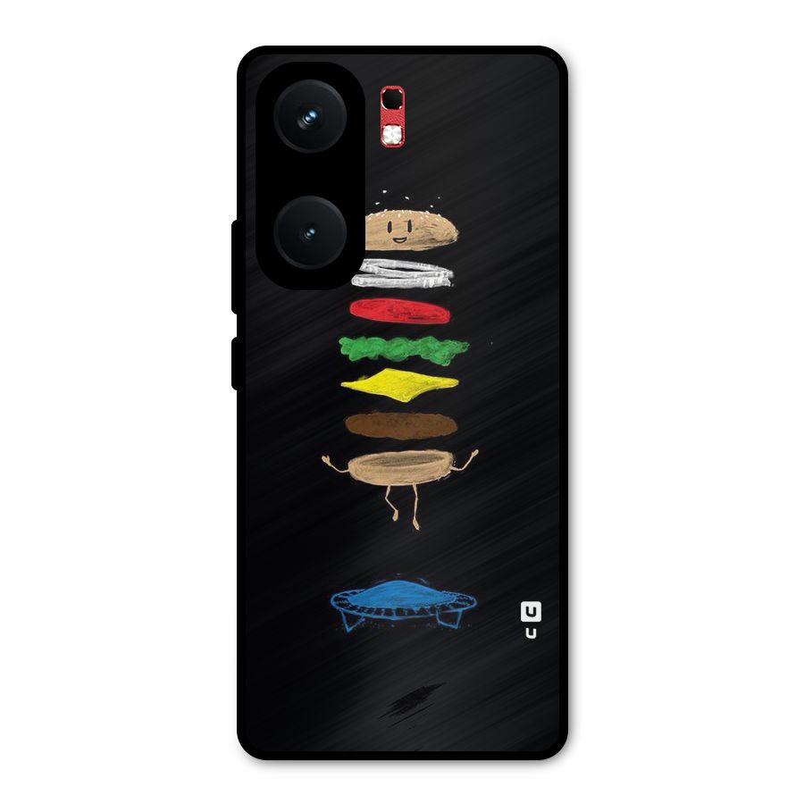 Burger Jump Metal Back Case for iQOO Neo 9 Pro