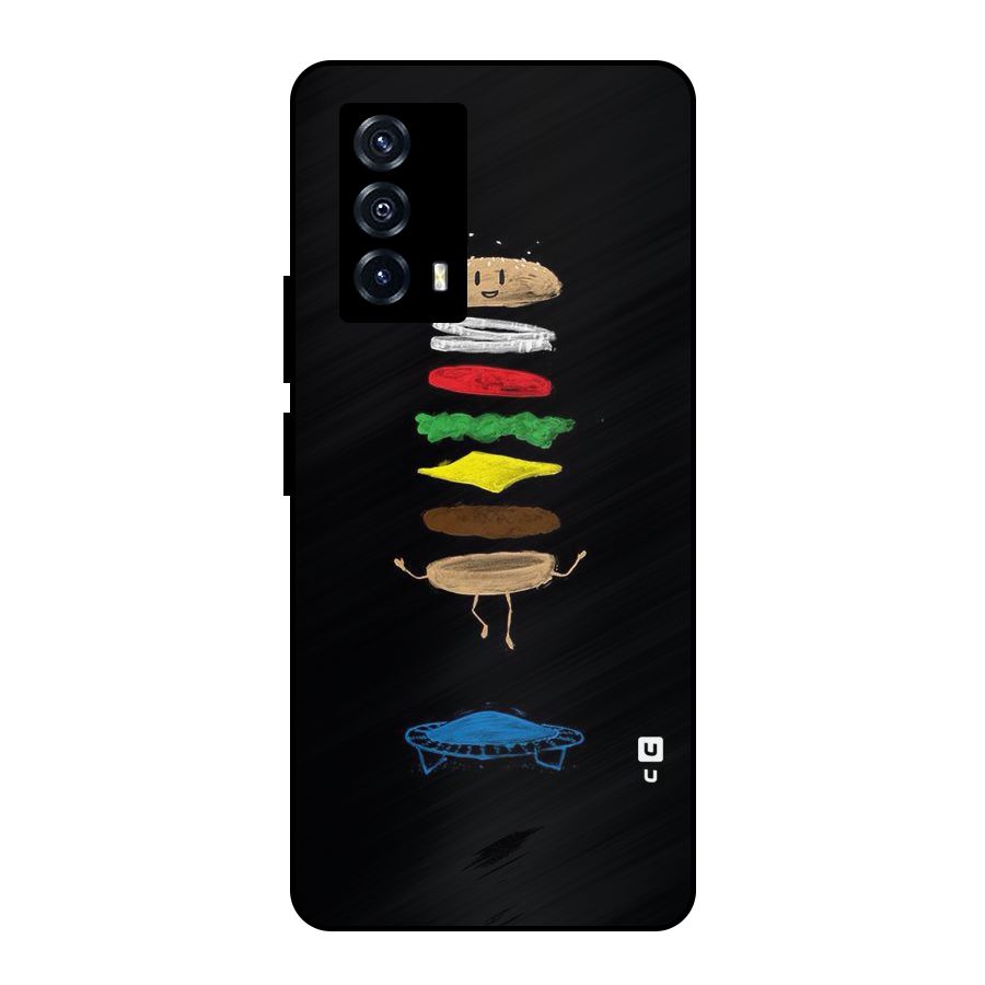 Burger Jump Metal Back Case for iQOO Z5