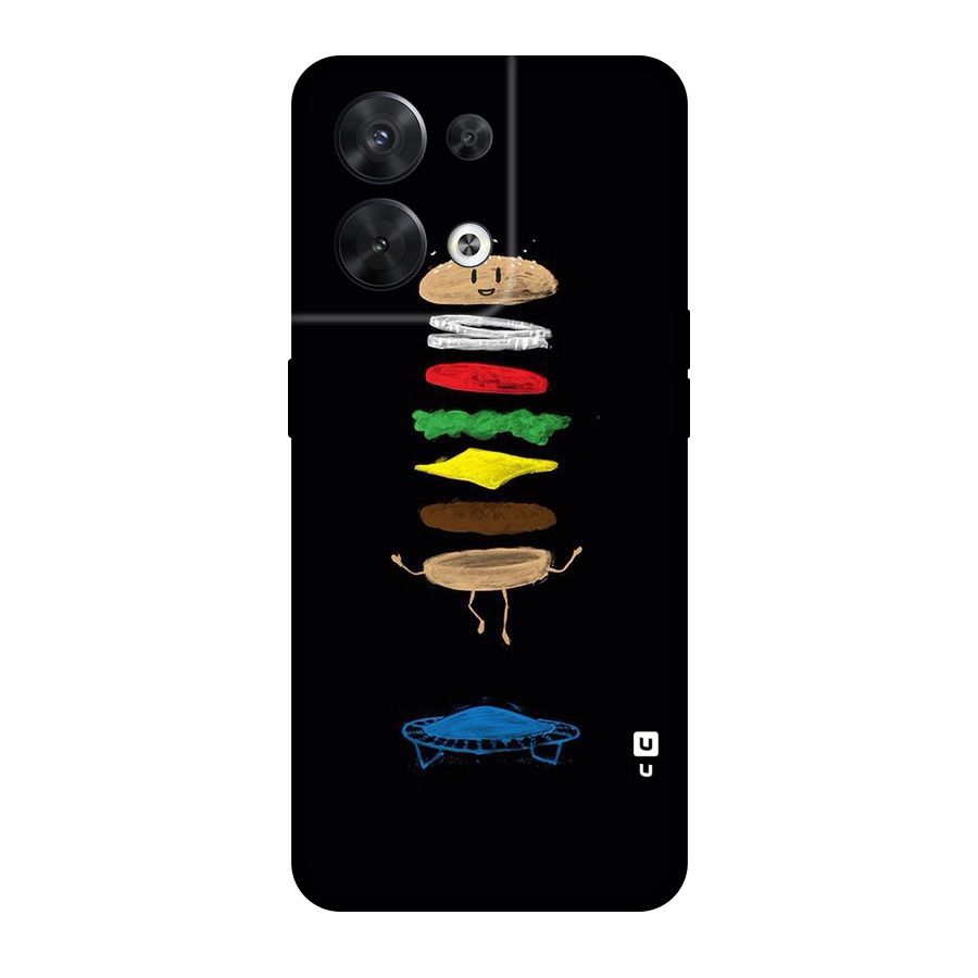 Burger Jump Original Polycarbonate Back Case for Oppo Reno8 5G