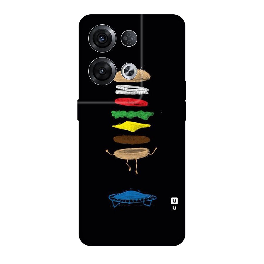 Burger Jump Original Polycarbonate Back Case for Oppo Reno8 Pro 5G