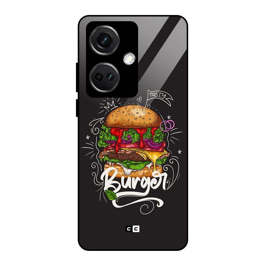 Burger Lover Glass Back Case for OnePlus Nord CE 3 5G
