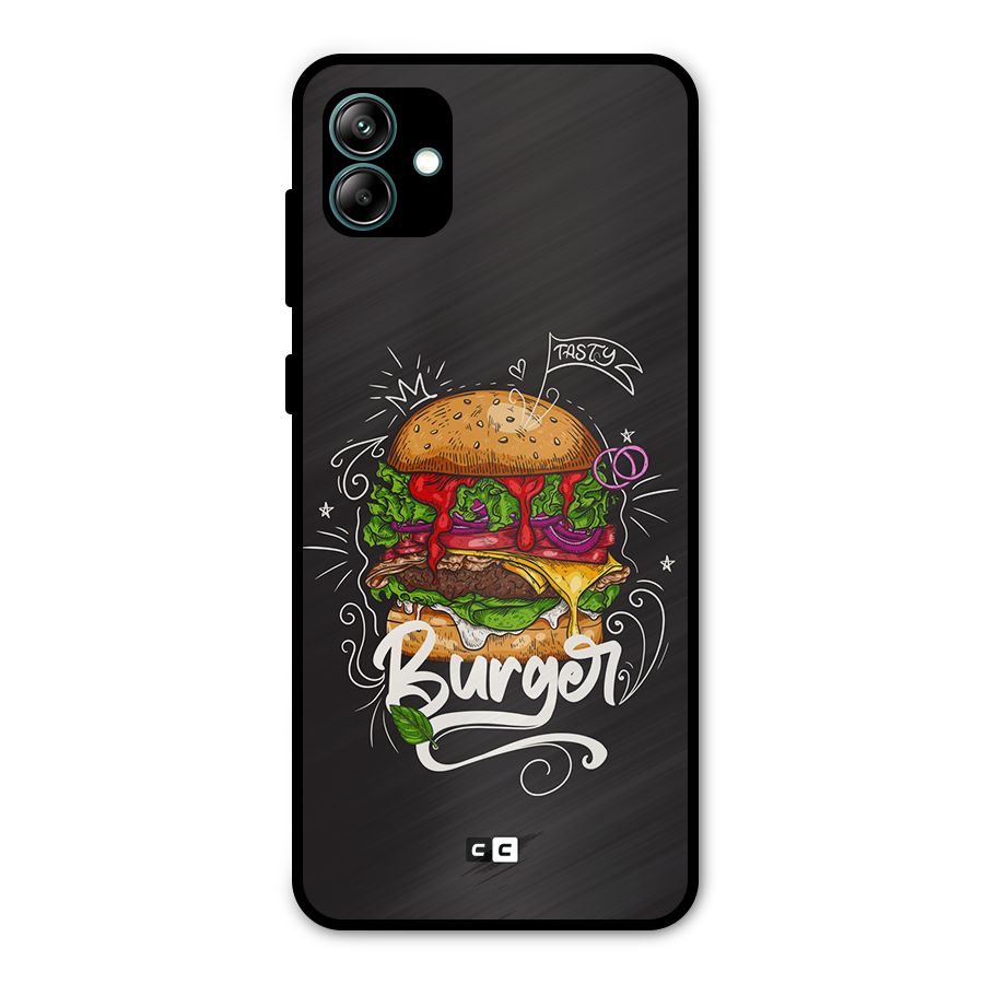Burger Lover Metal Back Case for Galaxy A04