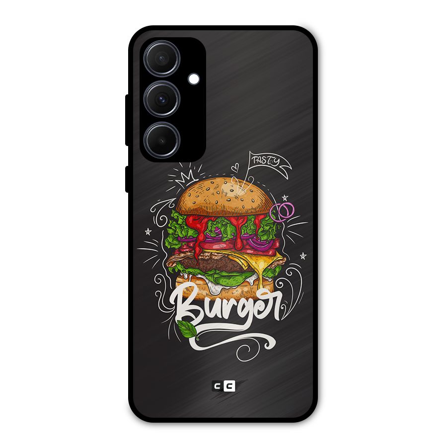 Burger Lover Metal Back Case for Galaxy A35