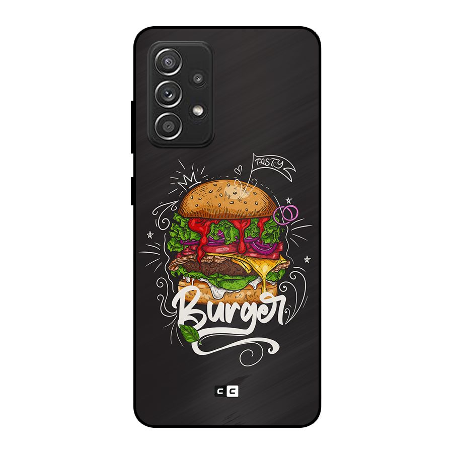 Burger Lover Metal Back Case for Galaxy A52s 5G