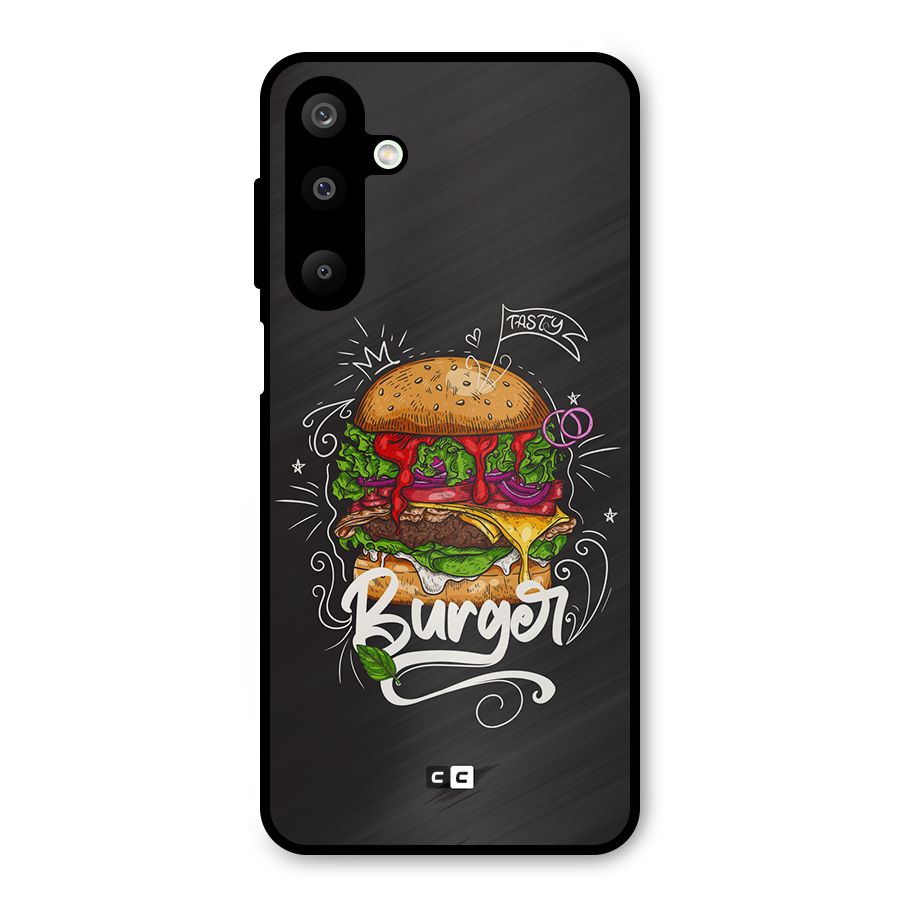 Burger Lover Metal Back Case for Galaxy M16