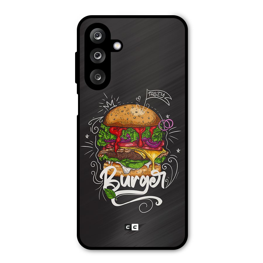 Burger Lover Metal Back Case for Galaxy M36