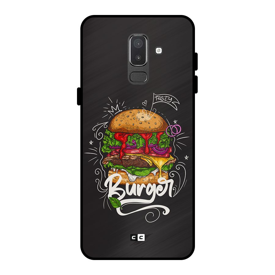 Burger Lover Metal Back Case for Galaxy On8 (2018)