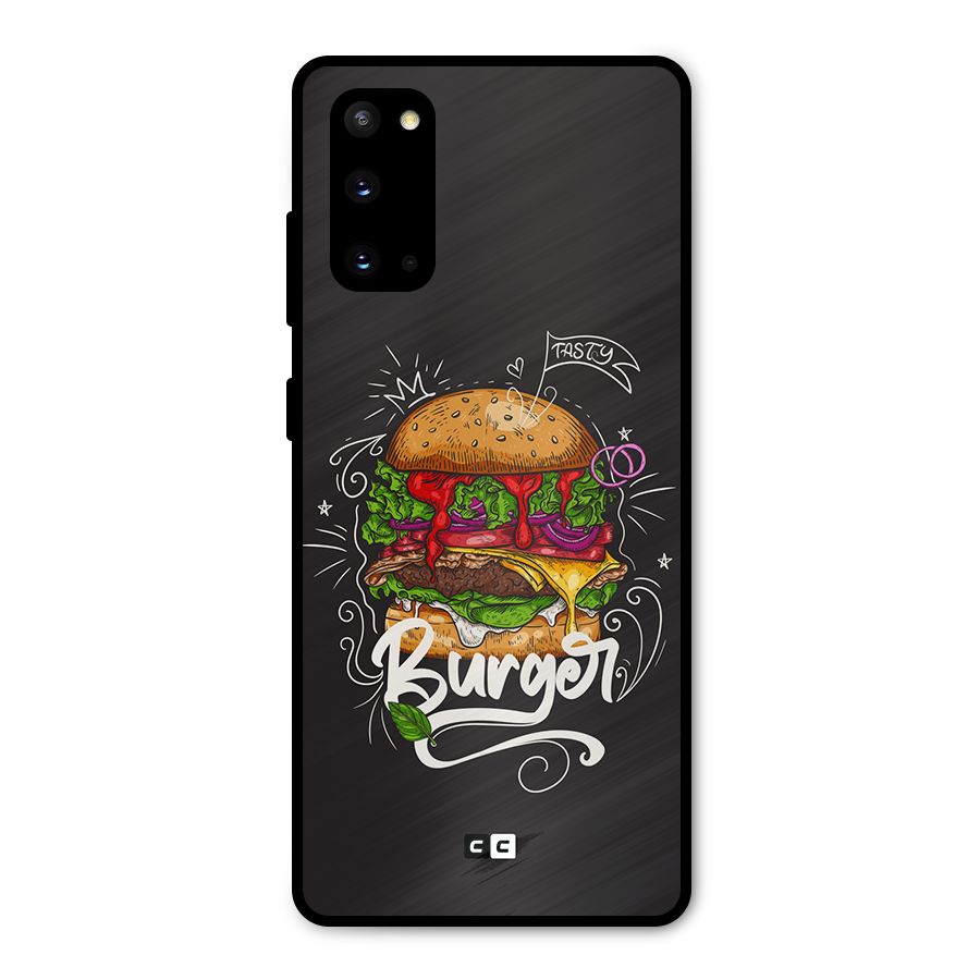 Burger Lover Metal Back Case for Galaxy S20