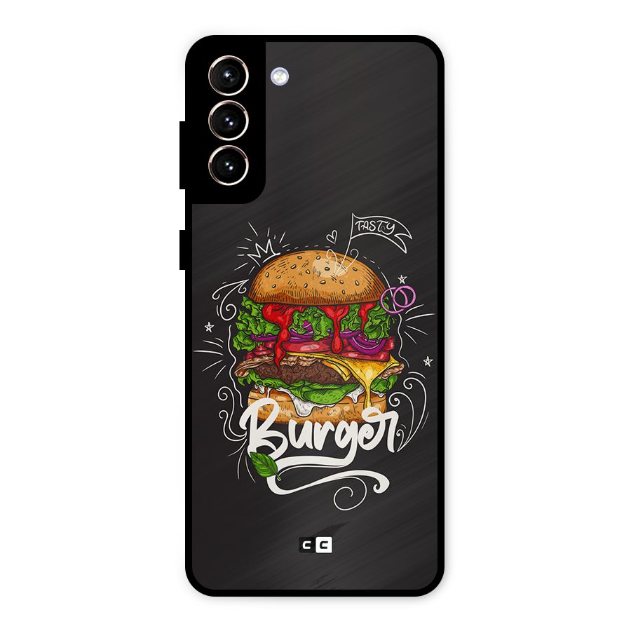 Burger Lover Metal Back Case for Galaxy S21 Plus