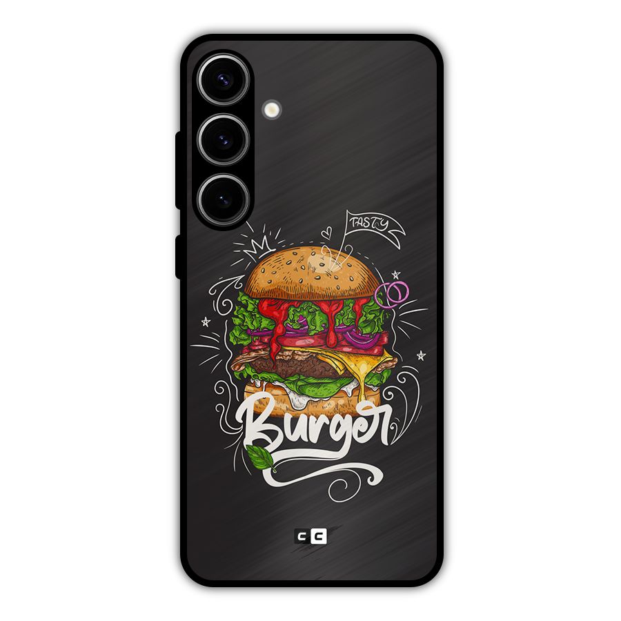 Burger Lover Metal Back Case for Galaxy S24 Plus