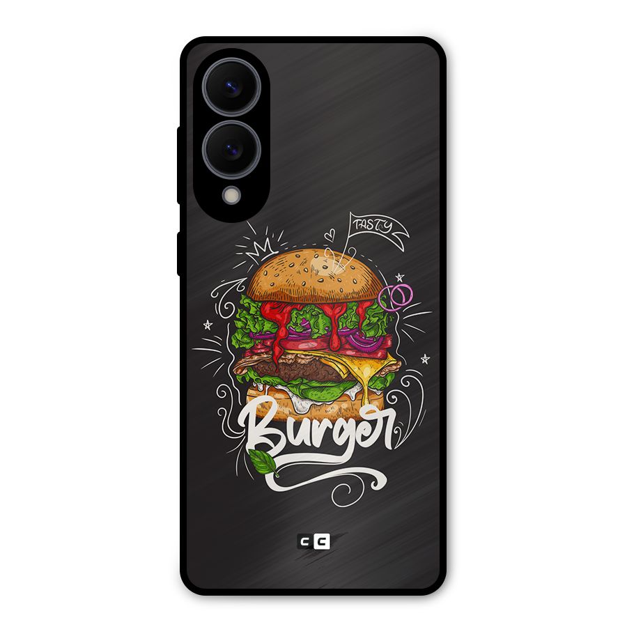 Burger Lover Metal Back Case for Galaxy S25 Edge