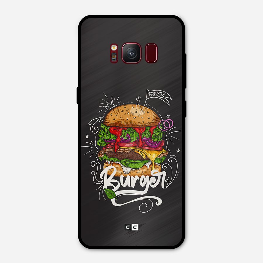 Burger Lover Metal Back Case for Galaxy S8