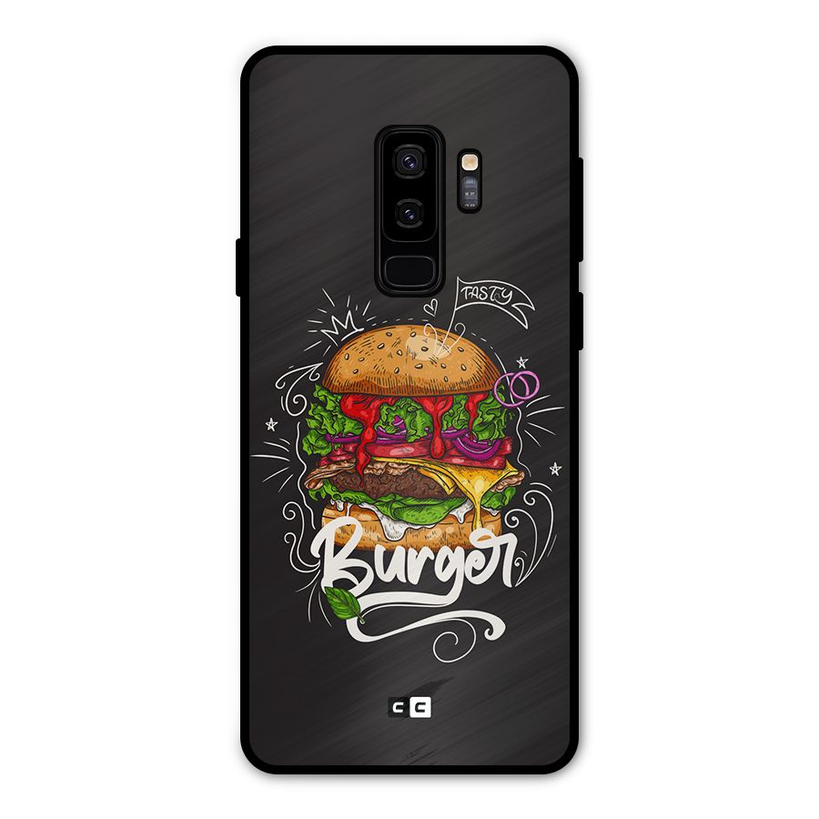 Burger Lover Metal Back Case for Galaxy S9 Plus