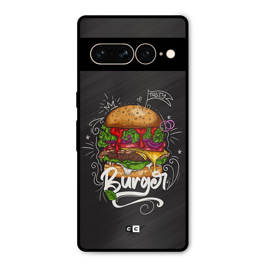 Burger Lover Metal Back Case for Google Pixel 7 Pro